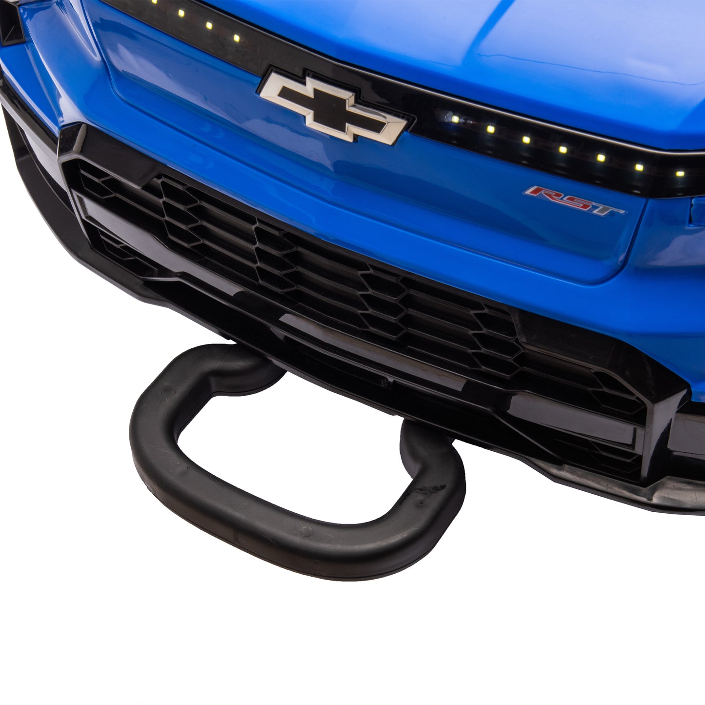 24V Kids Ride on Car W/Parents Control,Licensed Chevrolet Silverado,Four-wheel suspension,LED Lights,Bluetooth,music,USB,MP3,Power display,speeds 2.49-3.73MPH For kids aged 2-5.