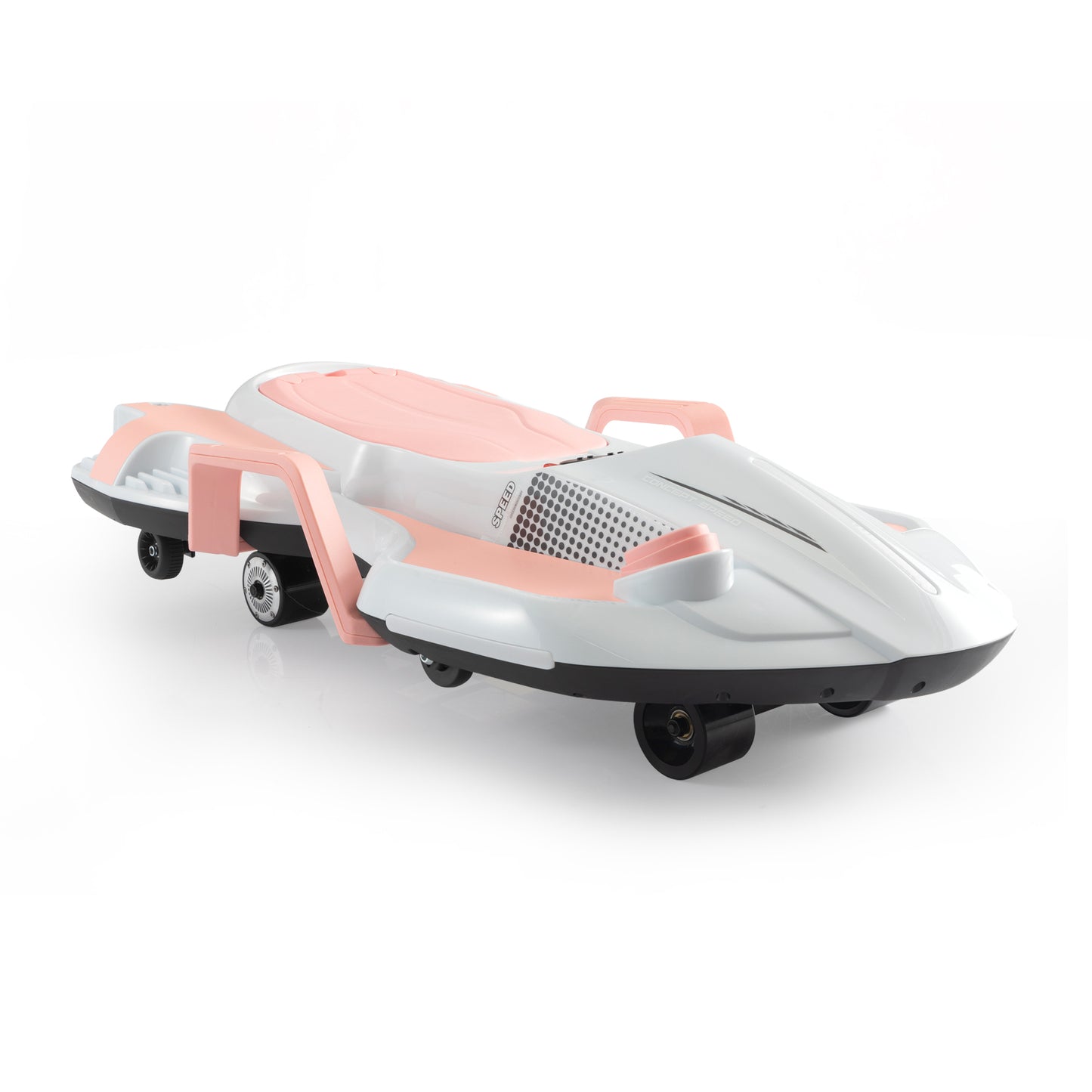 Electric Kids Racing Car with Music and Lights, Pink