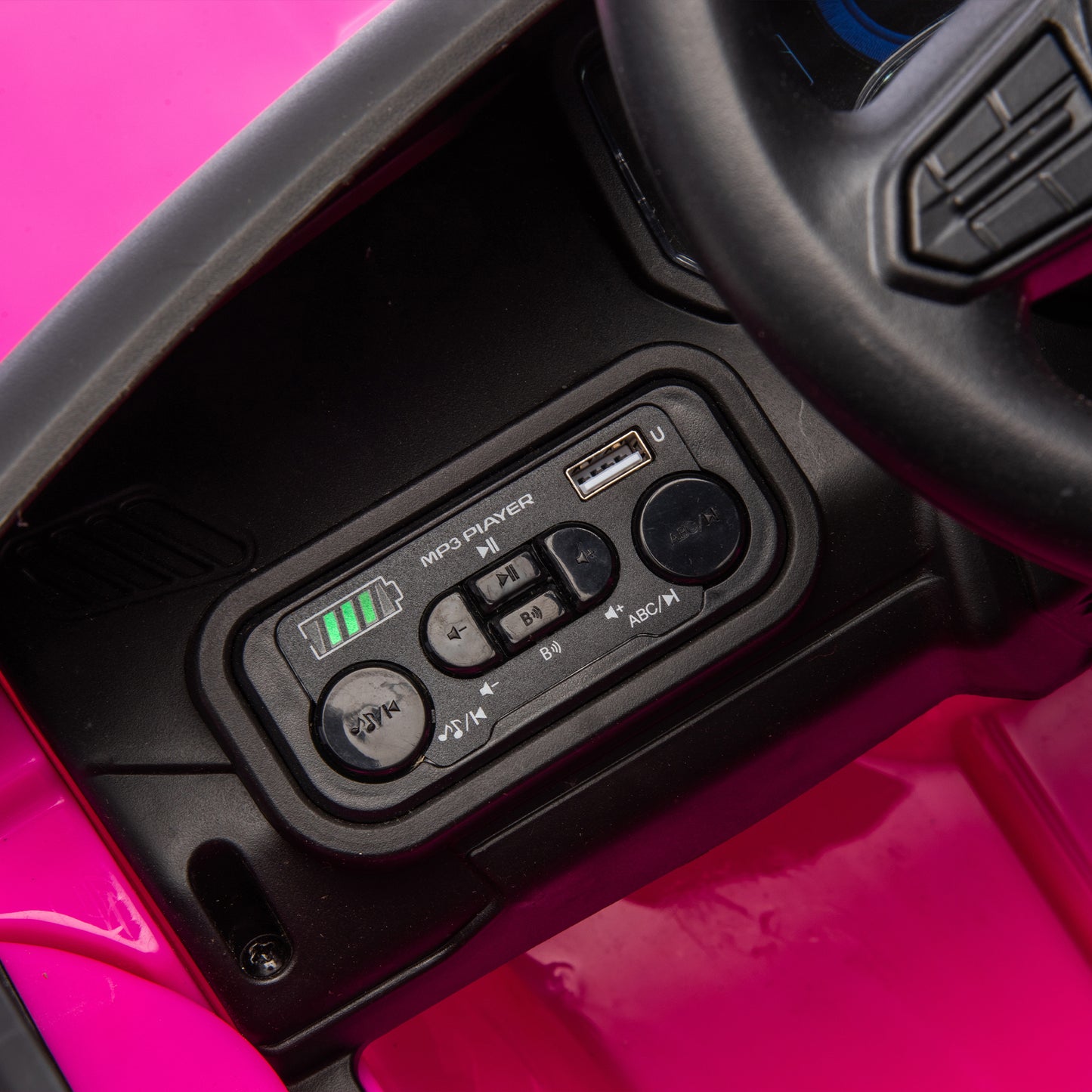 24V Kids Ride on Car W/Parents Control,Licensed Chevrolet Silverado,Four-wheel suspension,LED Lights,Bluetooth,music,USB,MP3,Power display,speeds 2.49-3.73MPH For kids aged 2-5.