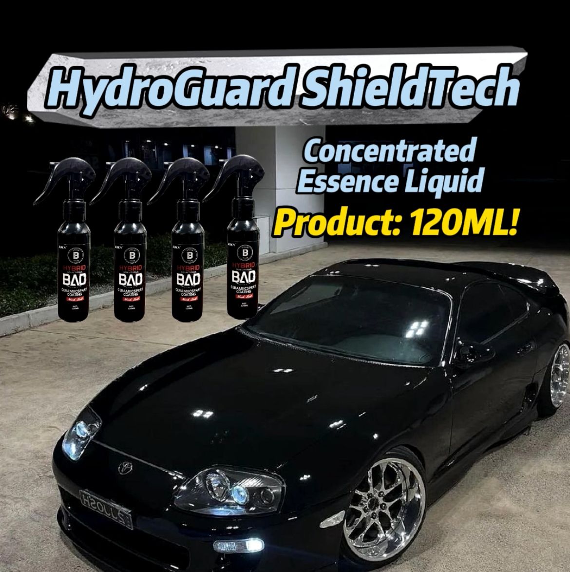 Car Paint and Glass Coating Rain Repellent Water Repellent - Multi-functional Restoration Agent